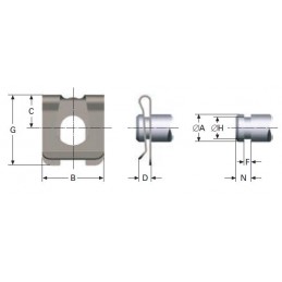 CLIP FIJACION TIPO SLM M19LE9375