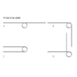 Muelle torsion s/DIN 2089 M06LE8310