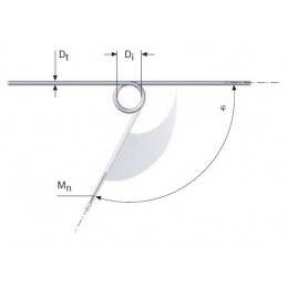 Muelle torsion s/DIN 2089 M06LE8310