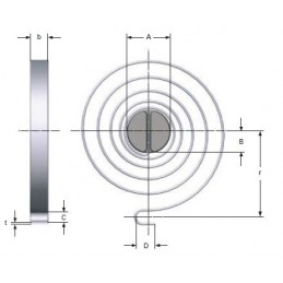 MUELLE DE RELOJ M20LE900