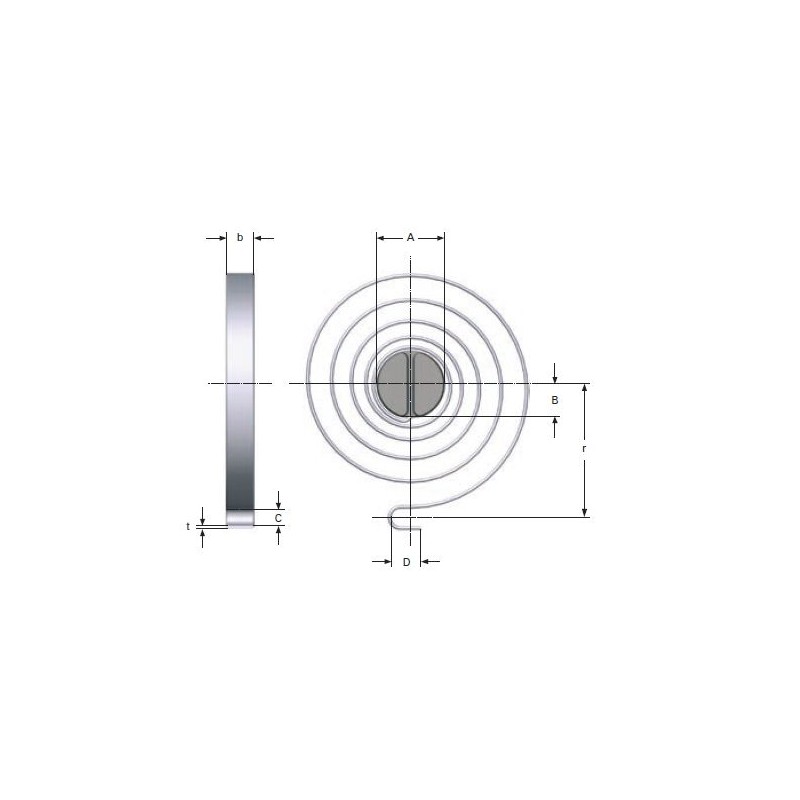 MUELLE DE RELOJ M20LE900