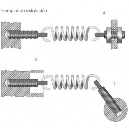 Conexión para muelle de tracción M21LE4658