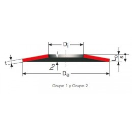 MUELLE DE DISCO DIN 2093 M12LE4301