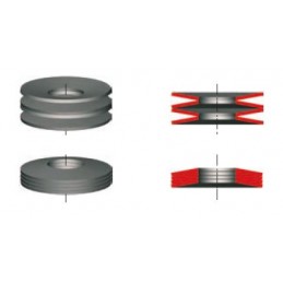 MUELLE DE DISCO INOXIDABLE M12LE7903