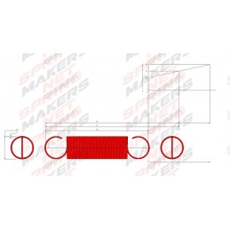 muelles de traccion - Extension springs - Made by Springmakers.net