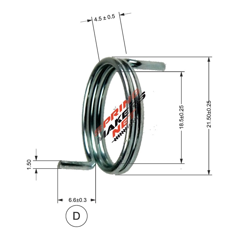 Muelle maneta cerradura M38MFPF2128