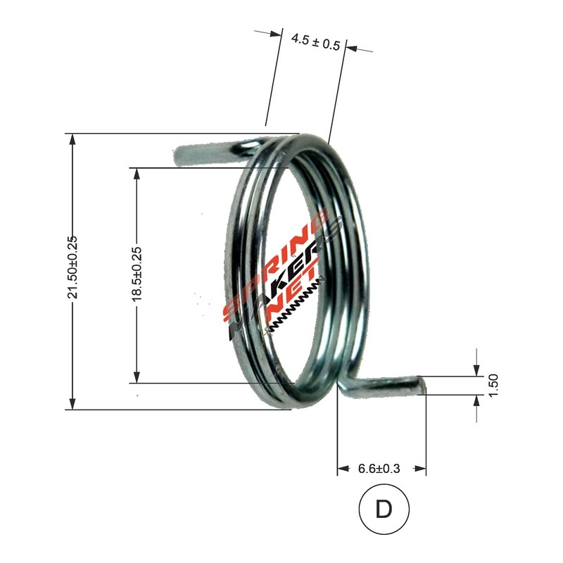 Muelle maneta cerradura M38MFPF2129