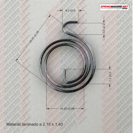 Muelle maneta cerradura M38MFPF2131