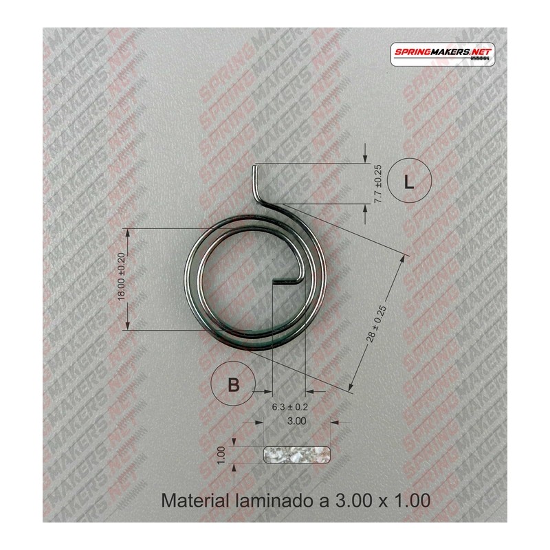 Muelle maneta cerradura M38MFPF2140