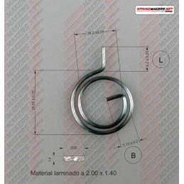 Muelle maneta cerradura M38MFPF2142