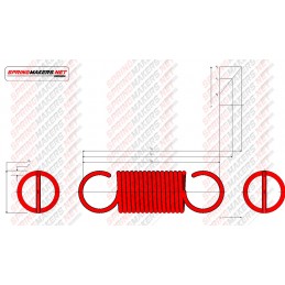 Tension spring M02MCPF4921...