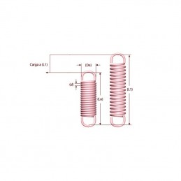 Muelle traccion- Tension spring - Springmakers.net