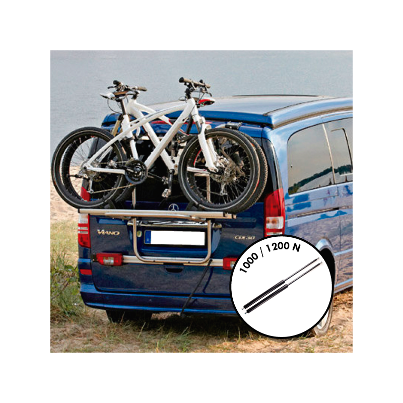 Muelles de gas reforzados para portón porta bicicletas MERCEDES VITO W639